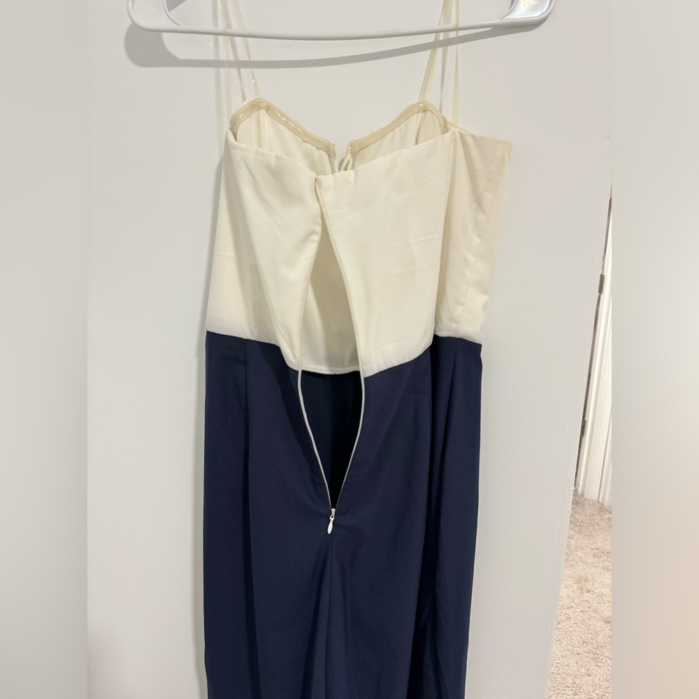 Navy & White Jumpsuit - Picture 6 of 7